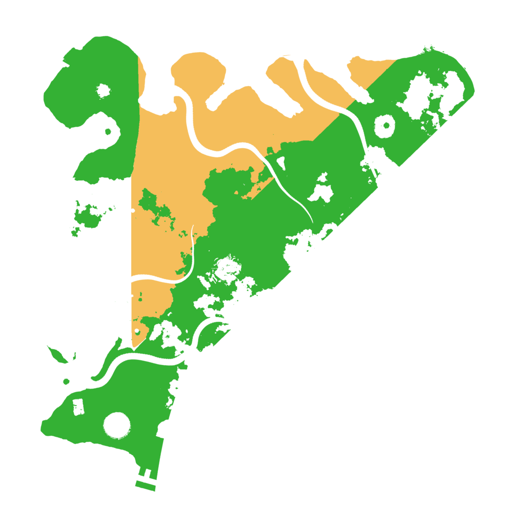 Biome Rust Map: Procedural Map, Size: 3500, Seed: 1639387654