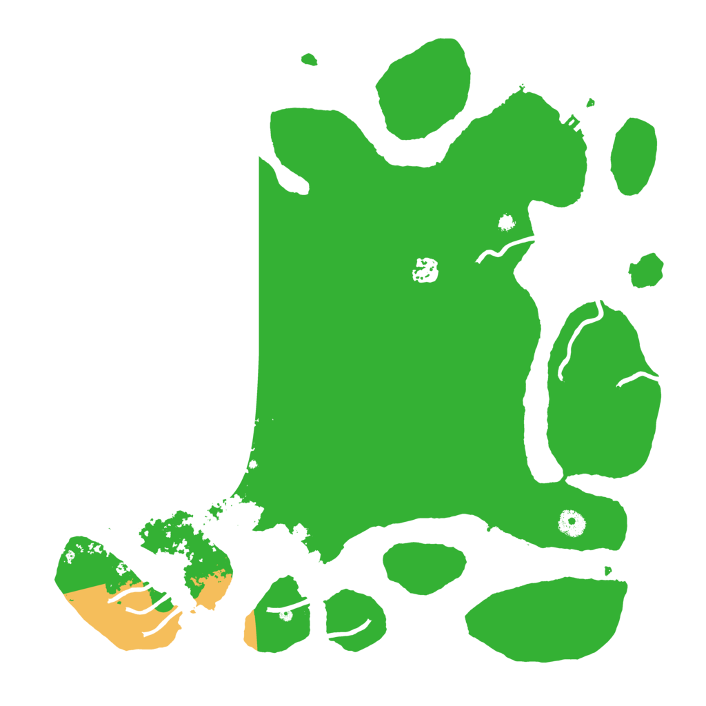 Biome Rust Map: Procedural Map, Size: 4000, Seed: 37925