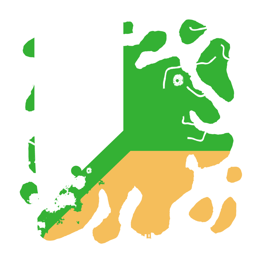 Biome Rust Map: Procedural Map, Size: 3500, Seed: 615343