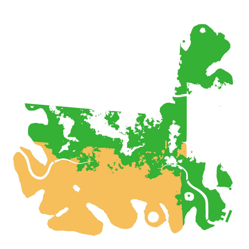 Biome Rust Map: Procedural Map, Size: 4000, Seed: 619764