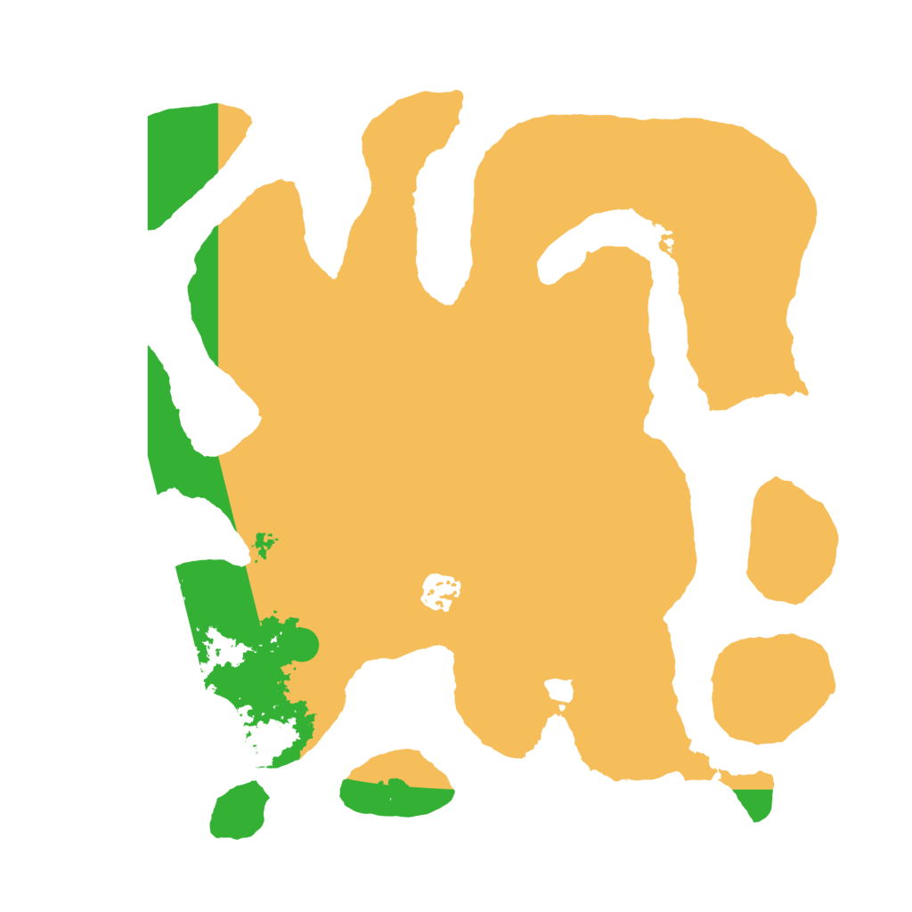 Biome Rust Map: Barren, Size: 3550, Seed: 729560