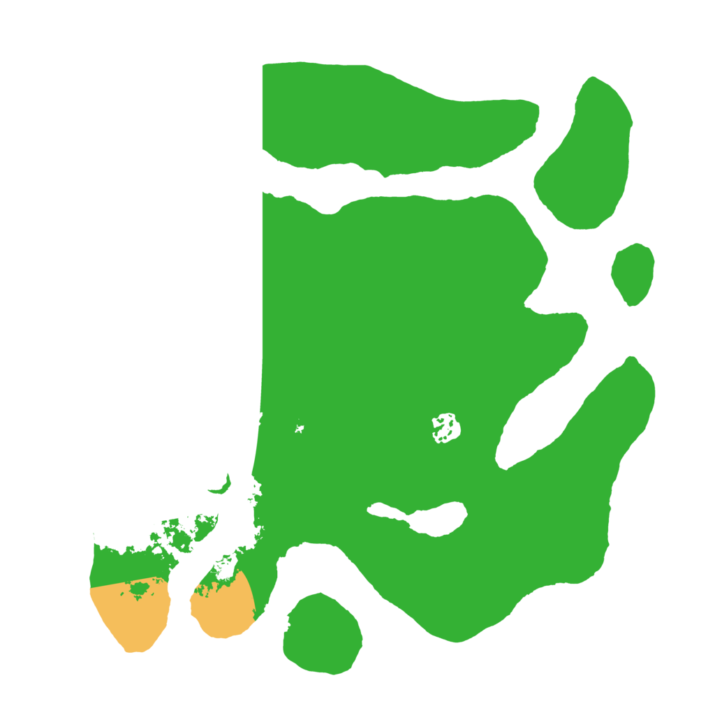 Biome Rust Map: Barren, Size: 3550, Seed: 224411