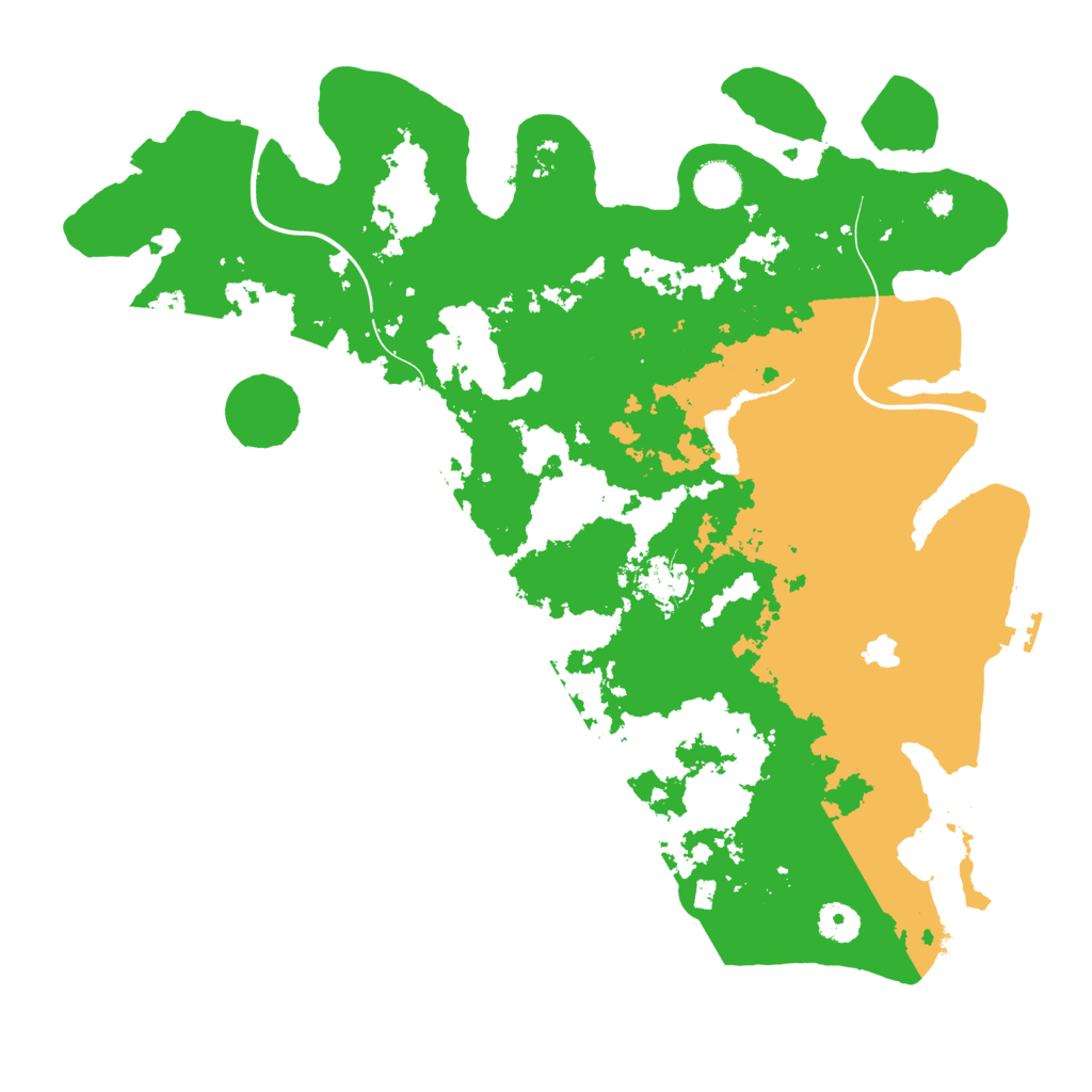 Biome Rust Map: Procedural Map, Size: 4000, Seed: 464898854