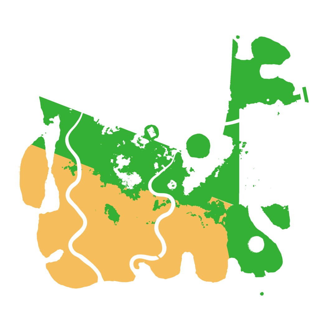 Biome Rust Map: Procedural Map, Size: 3550, Seed: 955861