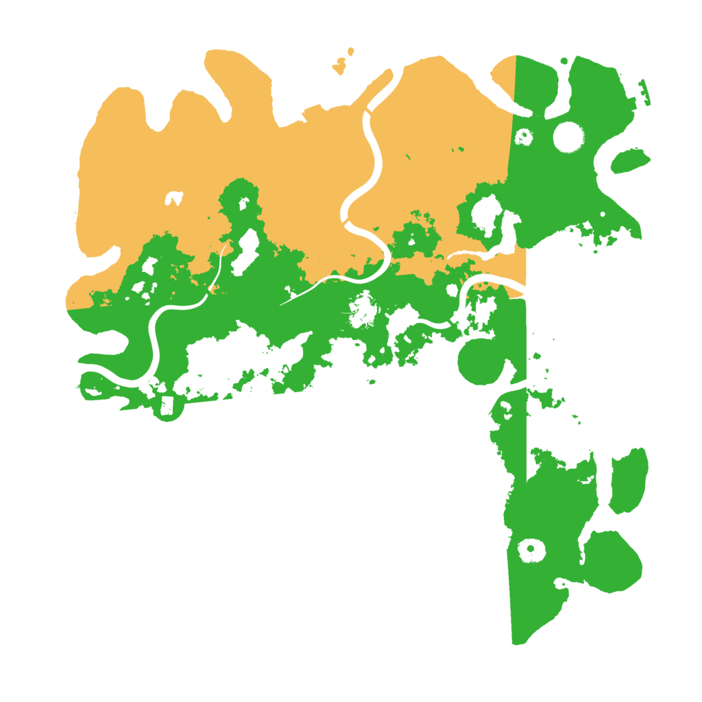 Biome Rust Map: Procedural Map, Size: 4000, Seed: 516851