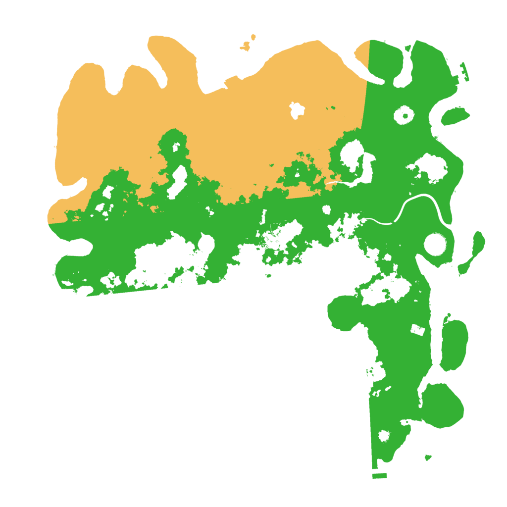 Biome Rust Map: Procedural Map, Size: 4000, Seed: 516851