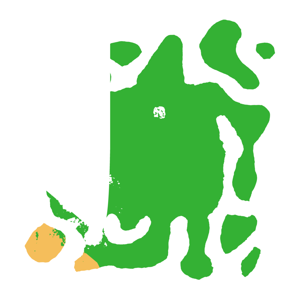 Biome Rust Map: Barren, Size: 3550, Seed: 58017