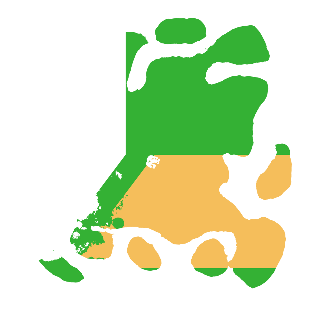 Biome Rust Map: Barren, Size: 3550, Seed: 235137