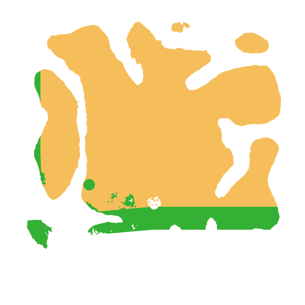 Biome Rust Map: Barren, Size: 3550, Seed: 609744