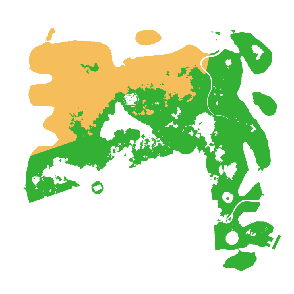 Biome Rust Map: Procedural Map, Size: 3950, Seed: 1083194981
