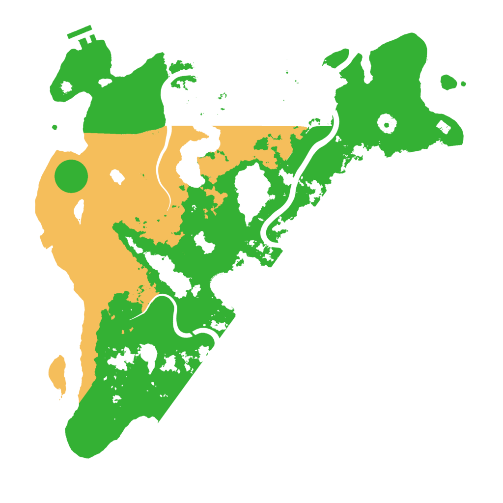 Biome Rust Map: Procedural Map, Size: 4000, Seed: 189327