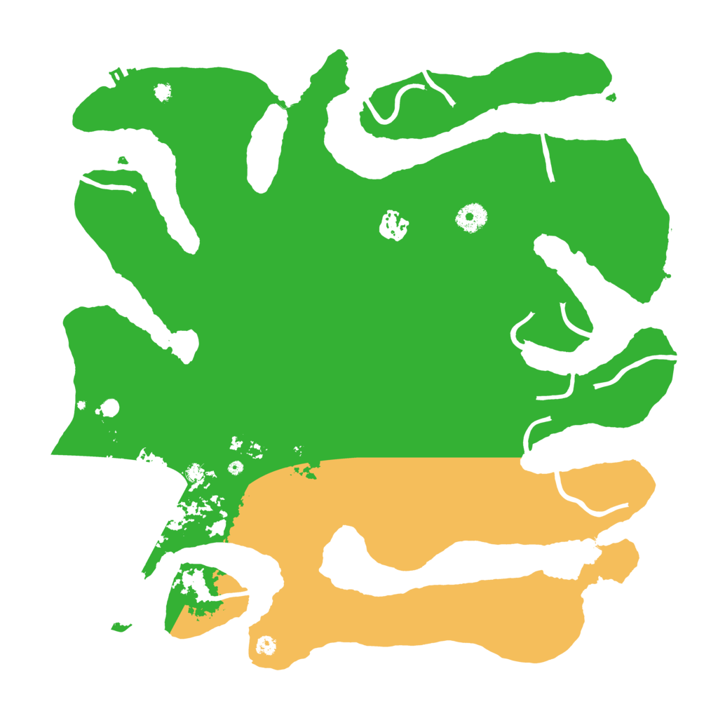 Biome Rust Map: Procedural Map, Size: 3700, Seed: 974942591