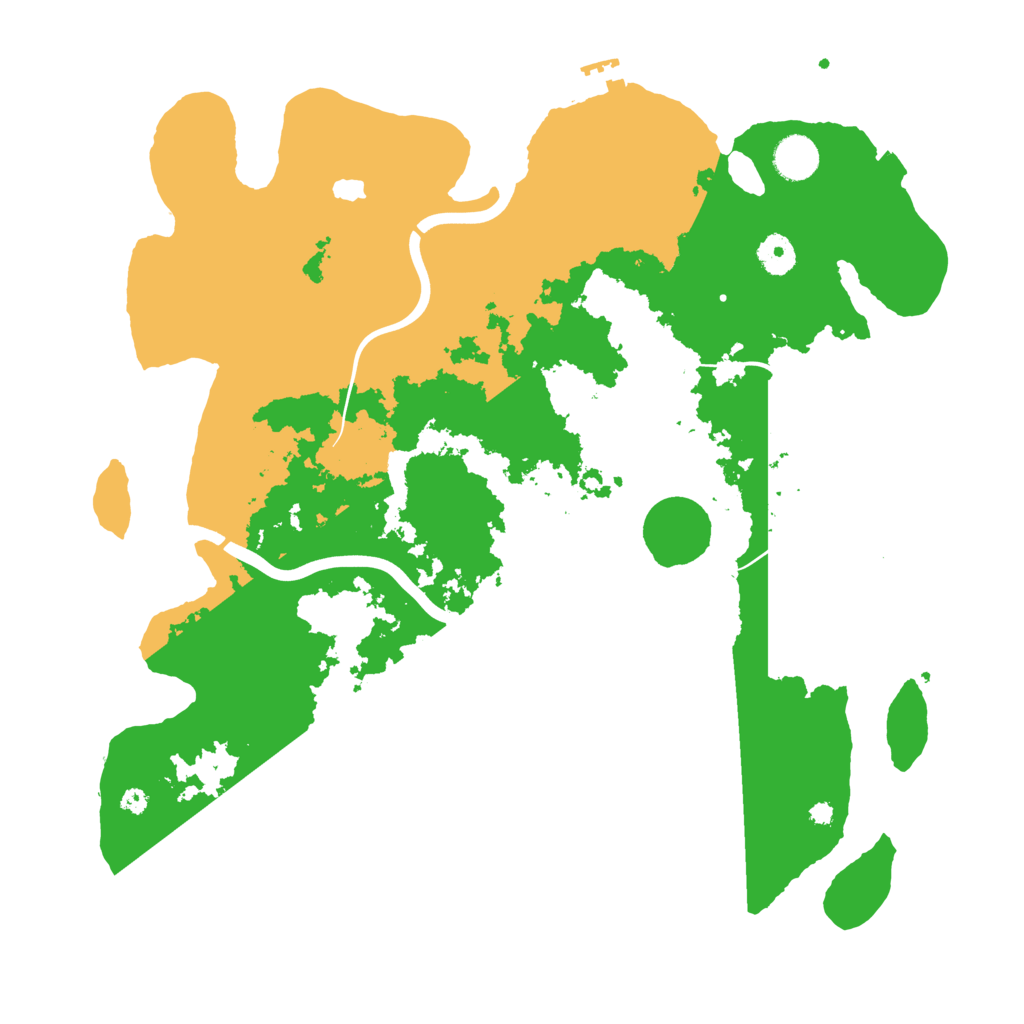 Biome Rust Map: Procedural Map, Size: 4000, Seed: 541522