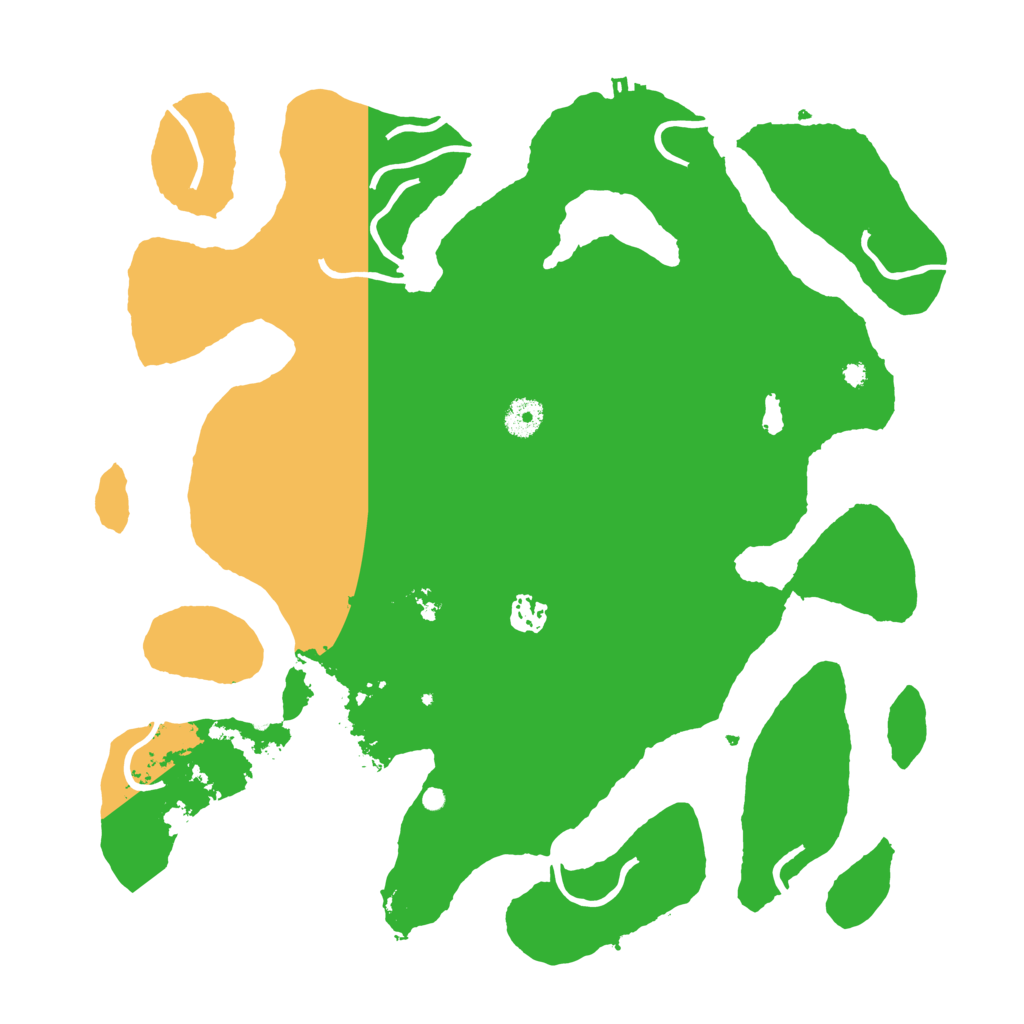 Biome Rust Map: Procedural Map, Size: 4000, Seed: 541522