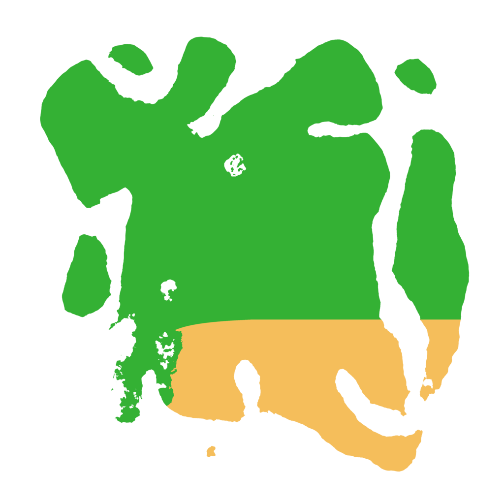 Biome Rust Map: Barren, Size: 3550, Seed: 495794