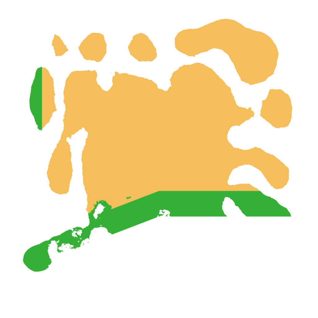 Biome Rust Map: Barren, Size: 3550, Seed: 840022