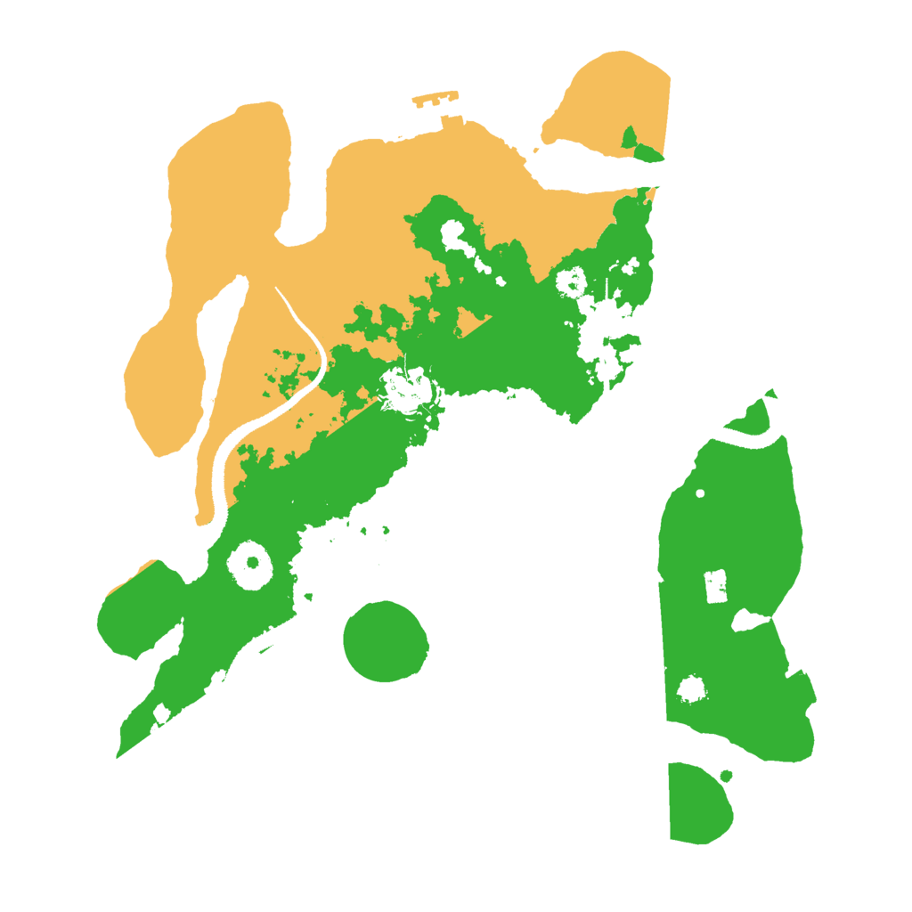 Biome Rust Map: Procedural Map, Size: 3000, Seed: 2092484299