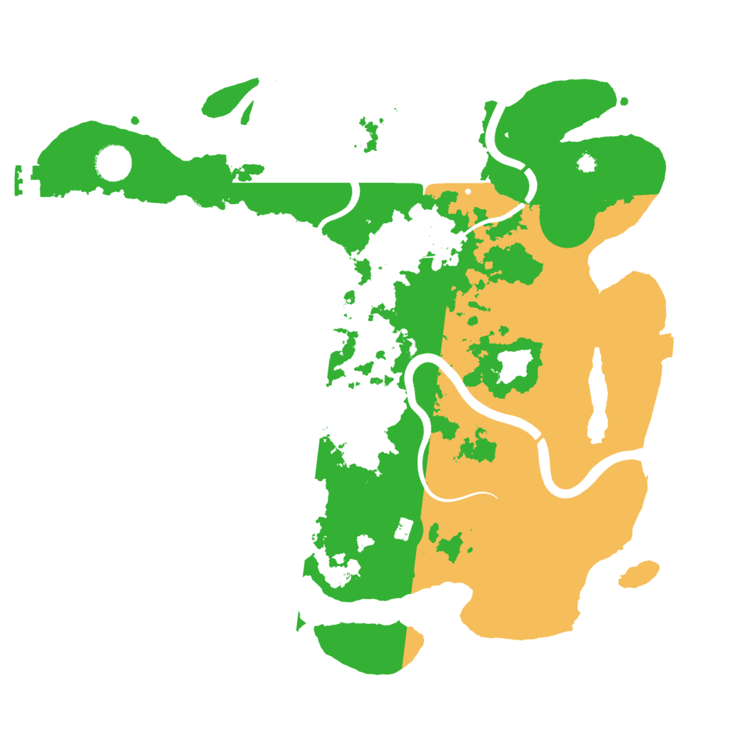 Biome Rust Map: Procedural Map, Size: 3550, Seed: 429520