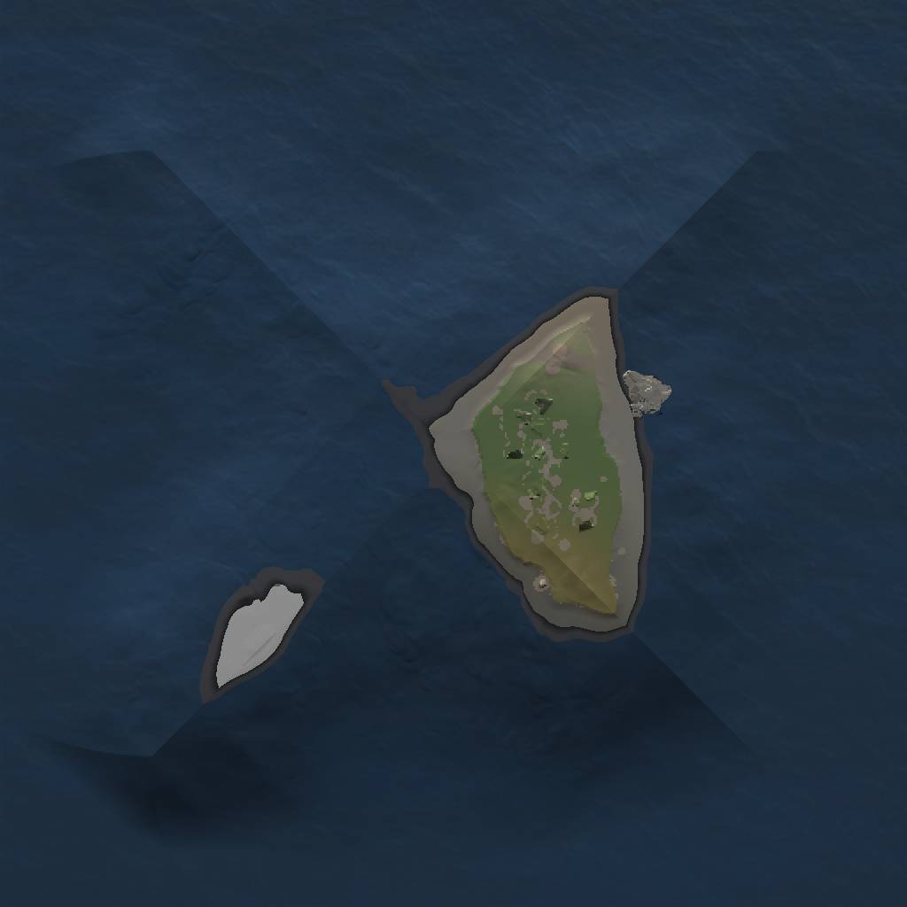 Rust Map: Procedural Map, Size: 1000, Seed: 114193156, 3 Monuments