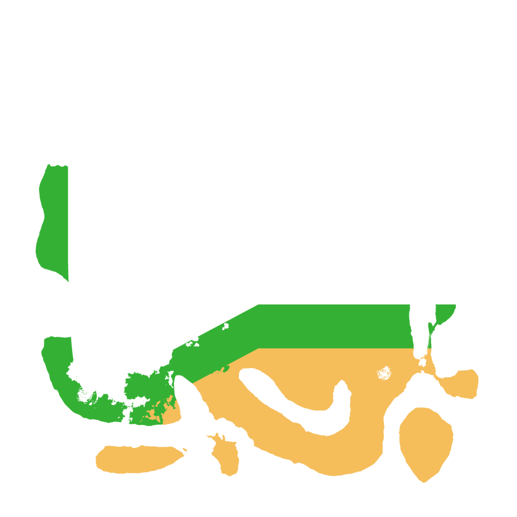 Biome Rust Map: Barren, Size: 3550, Seed: 553225