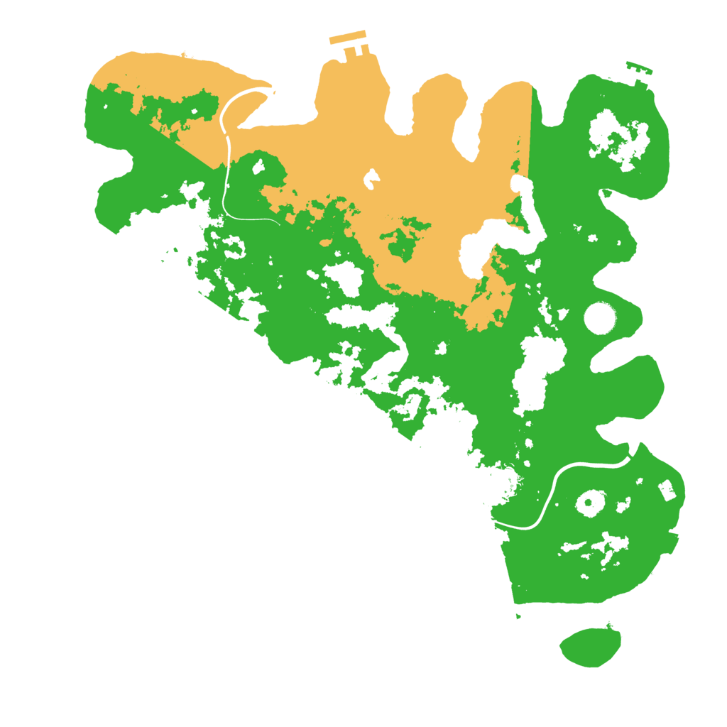 Biome Rust Map: Procedural Map, Size: 4000, Seed: 596205