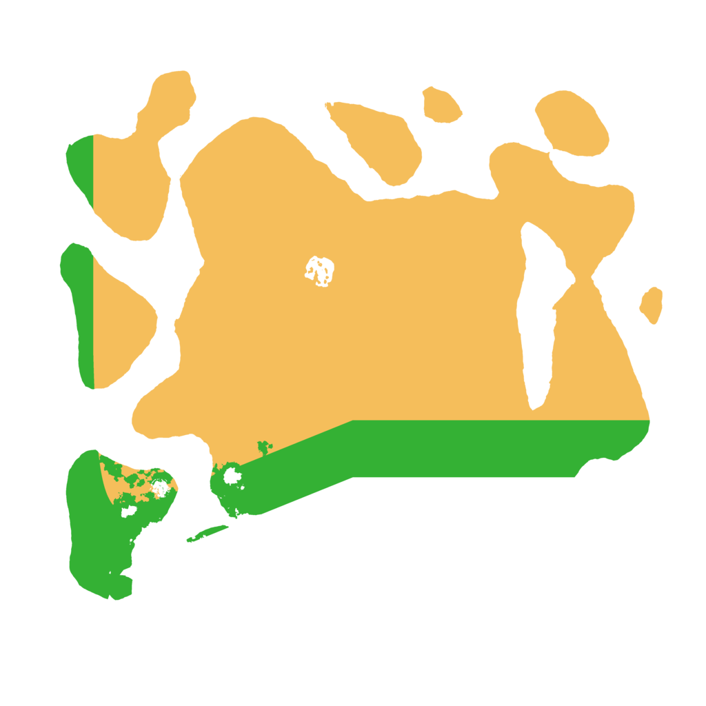 Biome Rust Map: Barren, Size: 3550, Seed: 775931