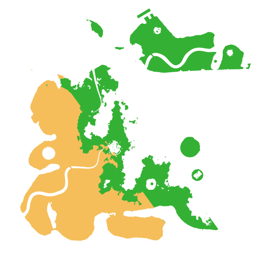 Biome Rust Map: Procedural Map, Size: 3600, Seed: 20989