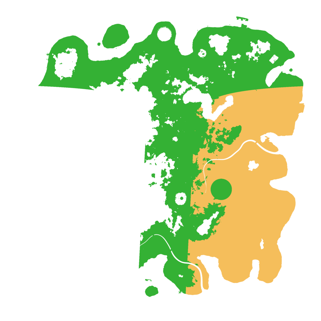 Biome Rust Map: Procedural Map, Size: 4000, Seed: 801088