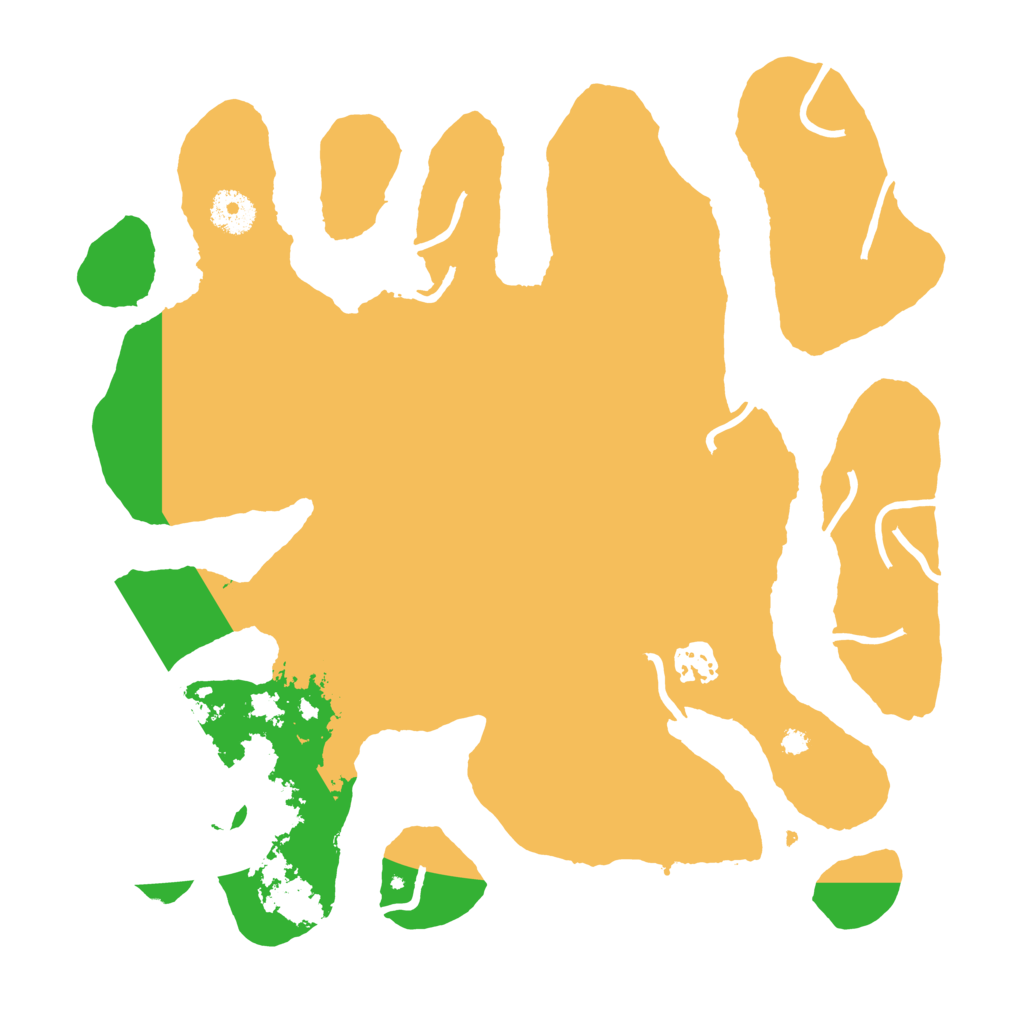 Biome Rust Map: Procedural Map, Size: 3500, Seed: 6788