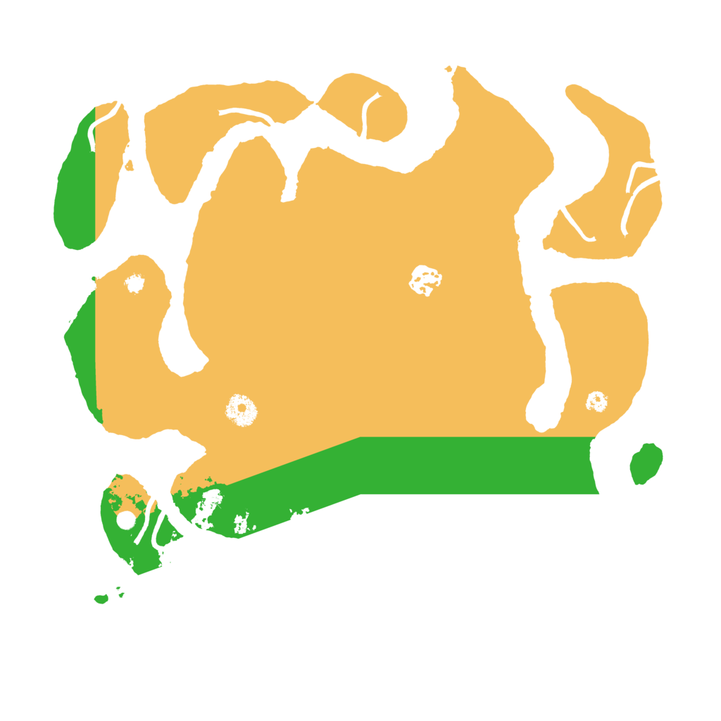 Biome Rust Map: Procedural Map, Size: 3500, Seed: 157485273