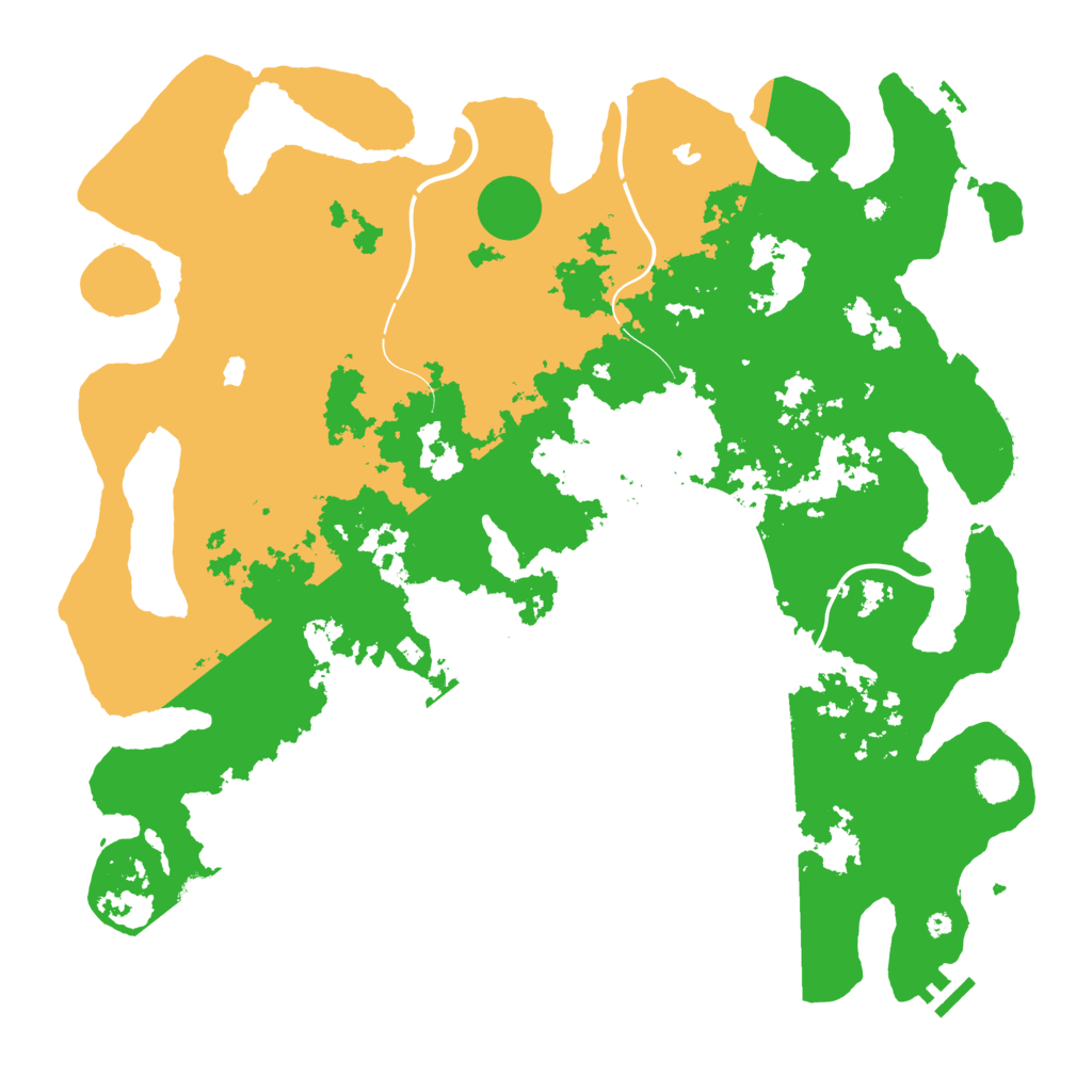 Biome Rust Map: Procedural Map, Size: 4500, Seed: 1816933355