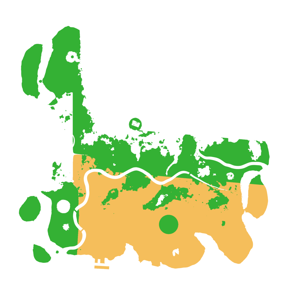 Biome Rust Map: Procedural Map, Size: 4000, Seed: 654646