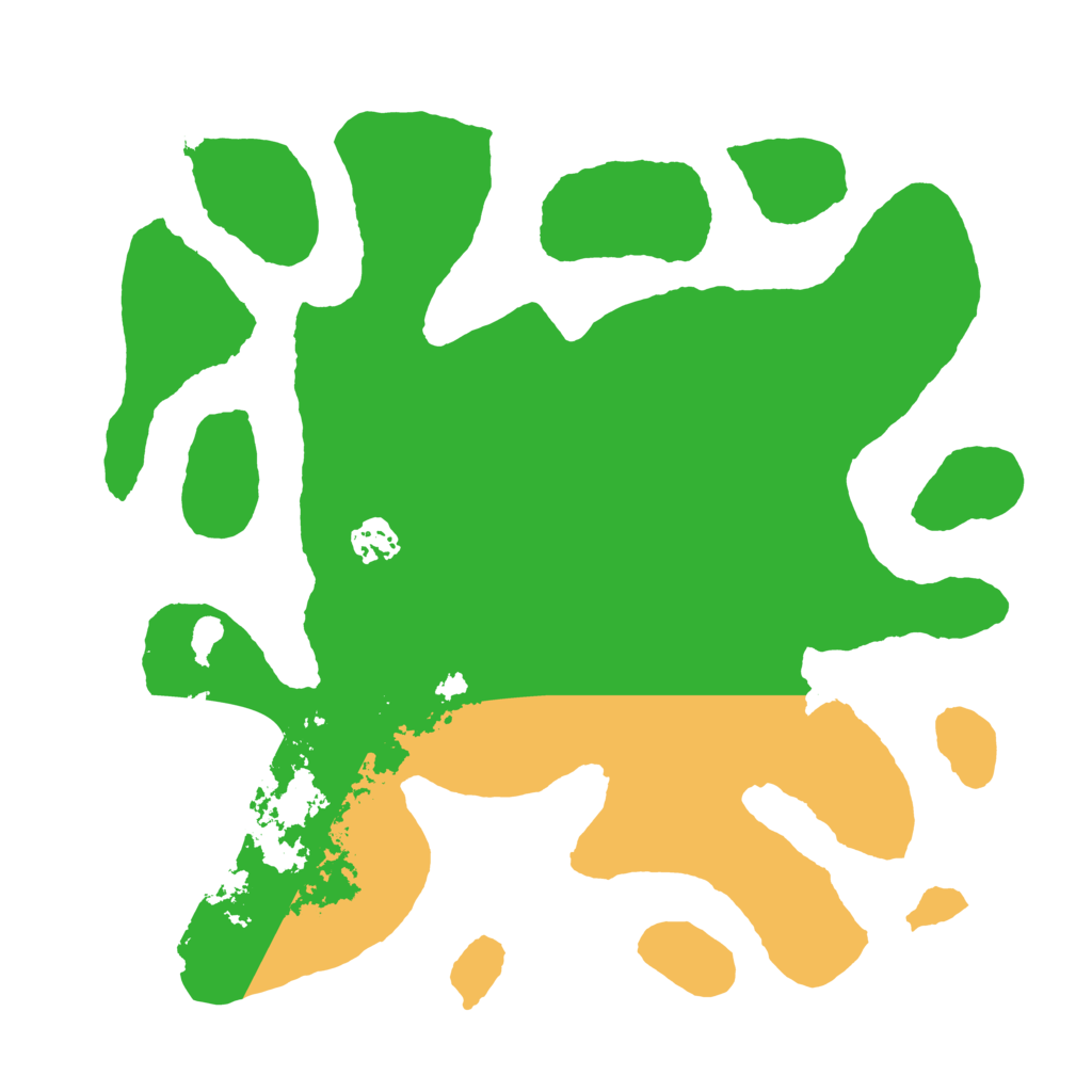 Biome Rust Map: Barren, Size: 3550, Seed: 859046