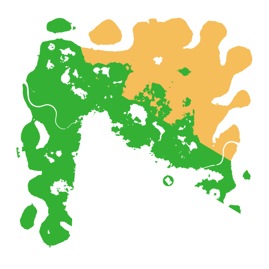Biome Rust Map: Procedural Map, Size: 4000, Seed: 172855