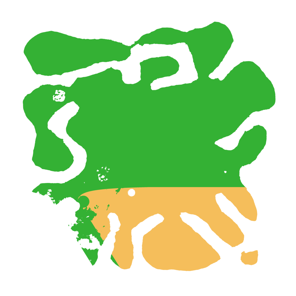 Biome Rust Map: Barren, Size: 3550, Seed: 534001