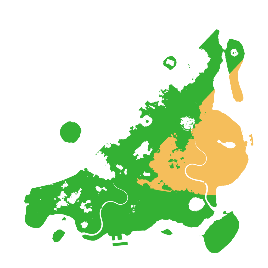 Biome Rust Map: Procedural Map, Size: 3600, Seed: 297651338