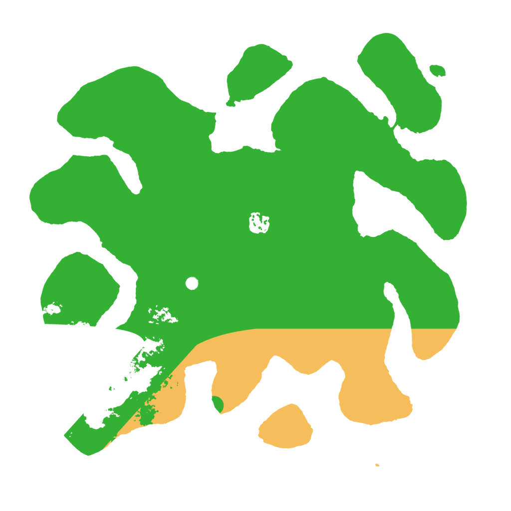 Biome Rust Map: Barren, Size: 3550, Seed: 898282