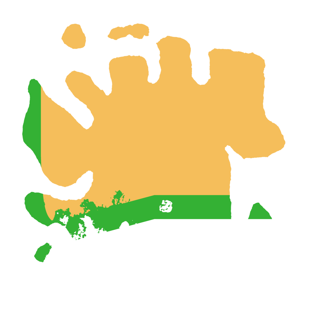 Biome Rust Map: Barren, Size: 3550, Seed: 52734