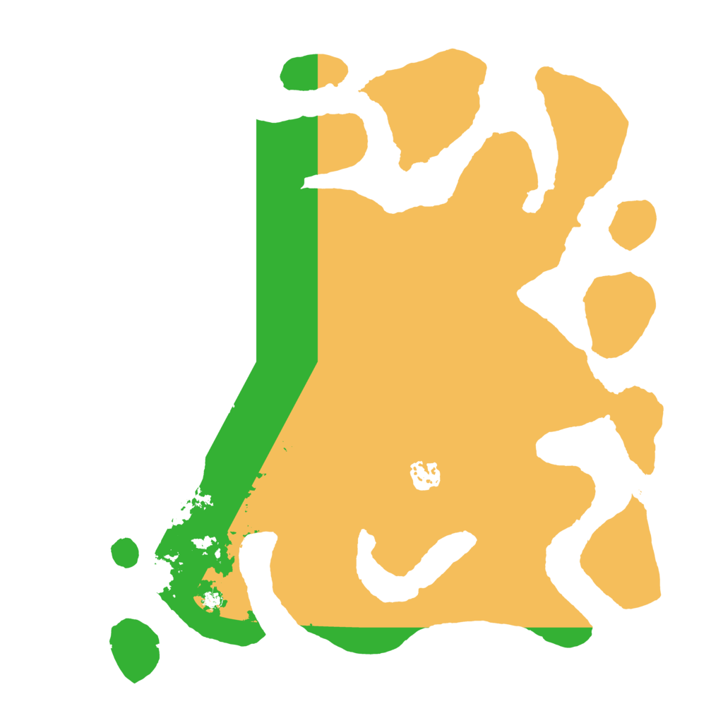 Biome Rust Map: Barren, Size: 3550, Seed: 772331