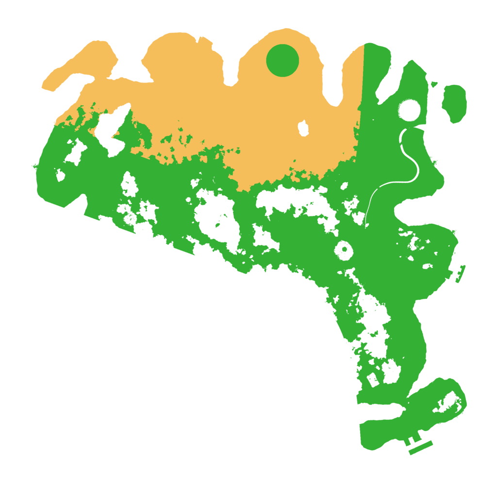 Biome Rust Map: Procedural Map, Size: 4000, Seed: 129837