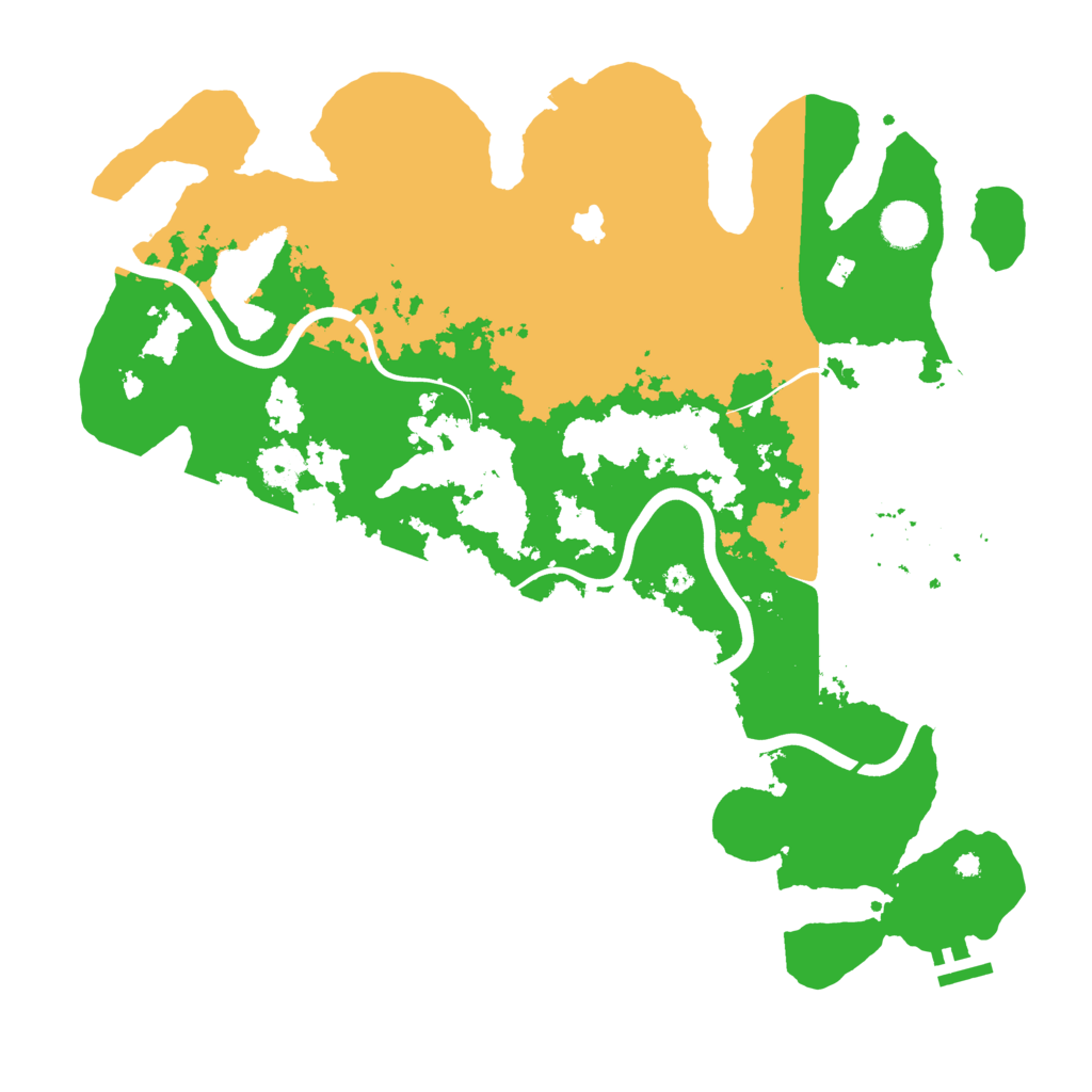 Biome Rust Map: Procedural Map, Size: 4000, Seed: 129837