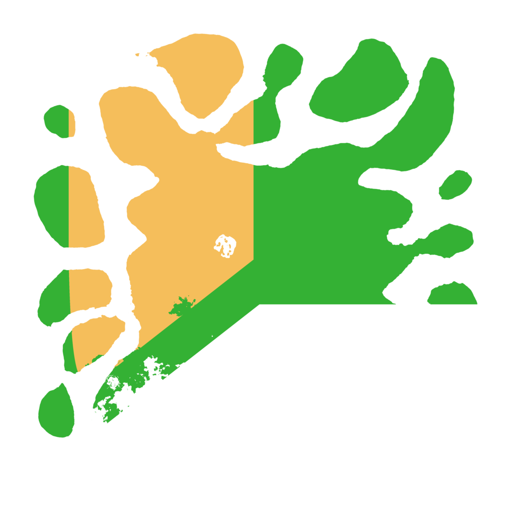 Biome Rust Map: Barren, Size: 3550, Seed: 441154