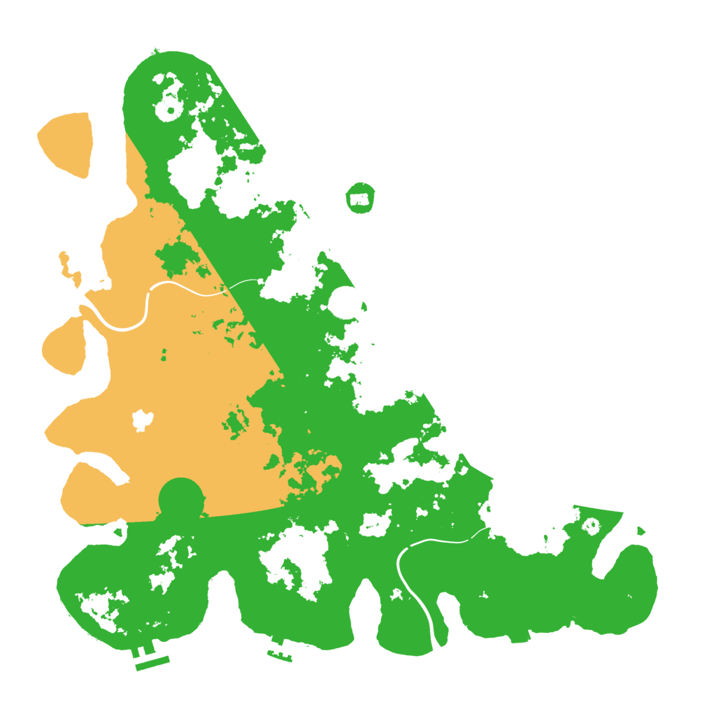 Biome Rust Map: Procedural Map, Size: 4200, Seed: 1450