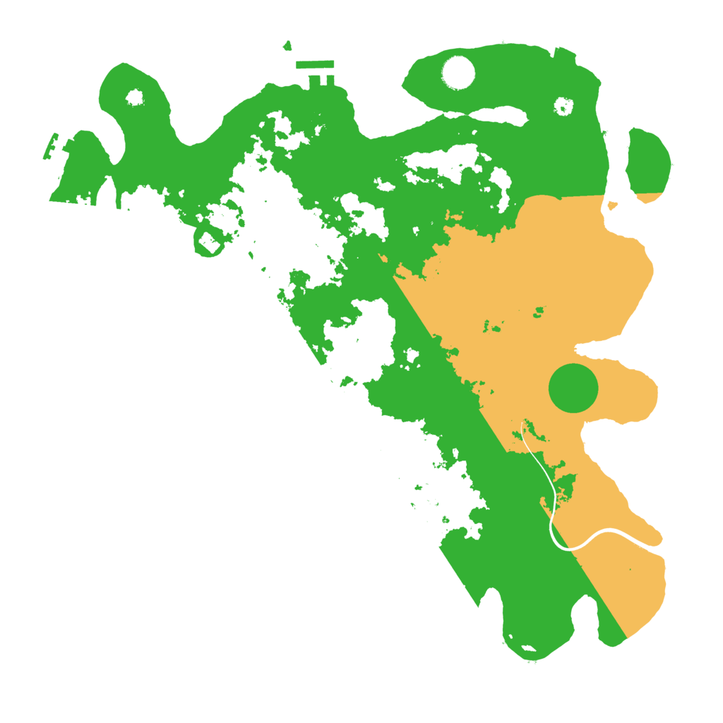 Biome Rust Map: Procedural Map, Size: 3850, Seed: 1449566352