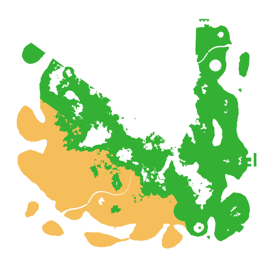 Biome Rust Map: Procedural Map, Size: 4000, Seed: 632180