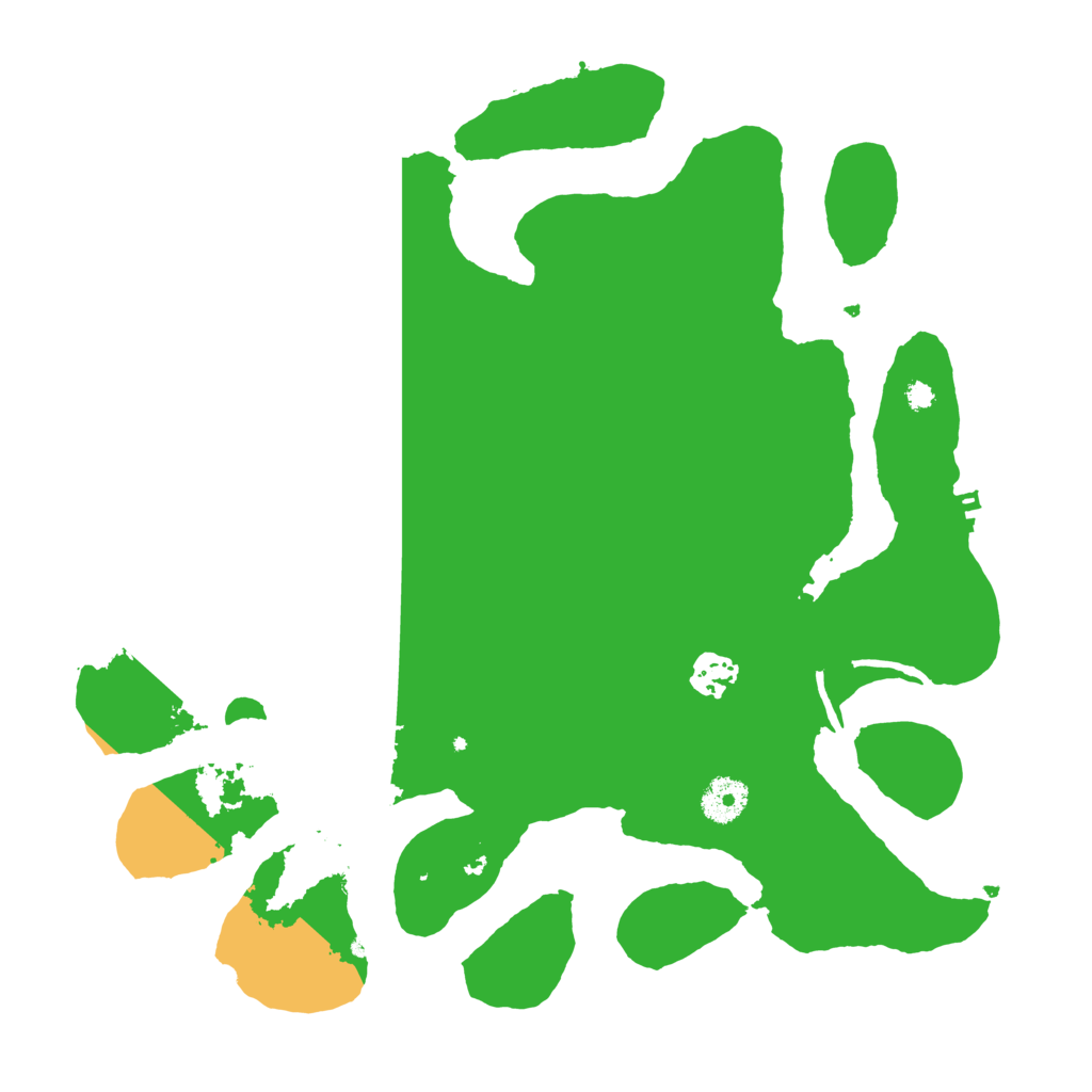 Biome Rust Map: Procedural Map, Size: 3600, Seed: 55229024