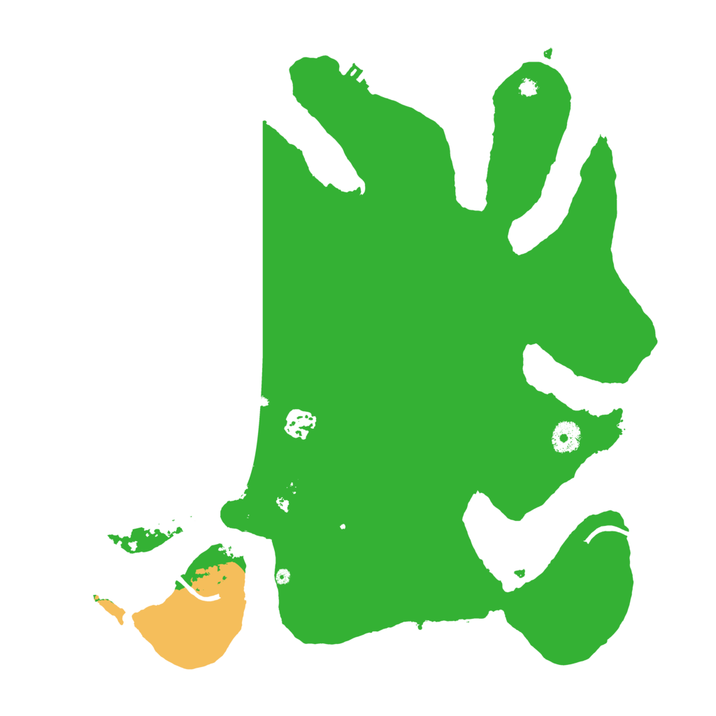 Biome Rust Map: Procedural Map, Size: 3550, Seed: 661536