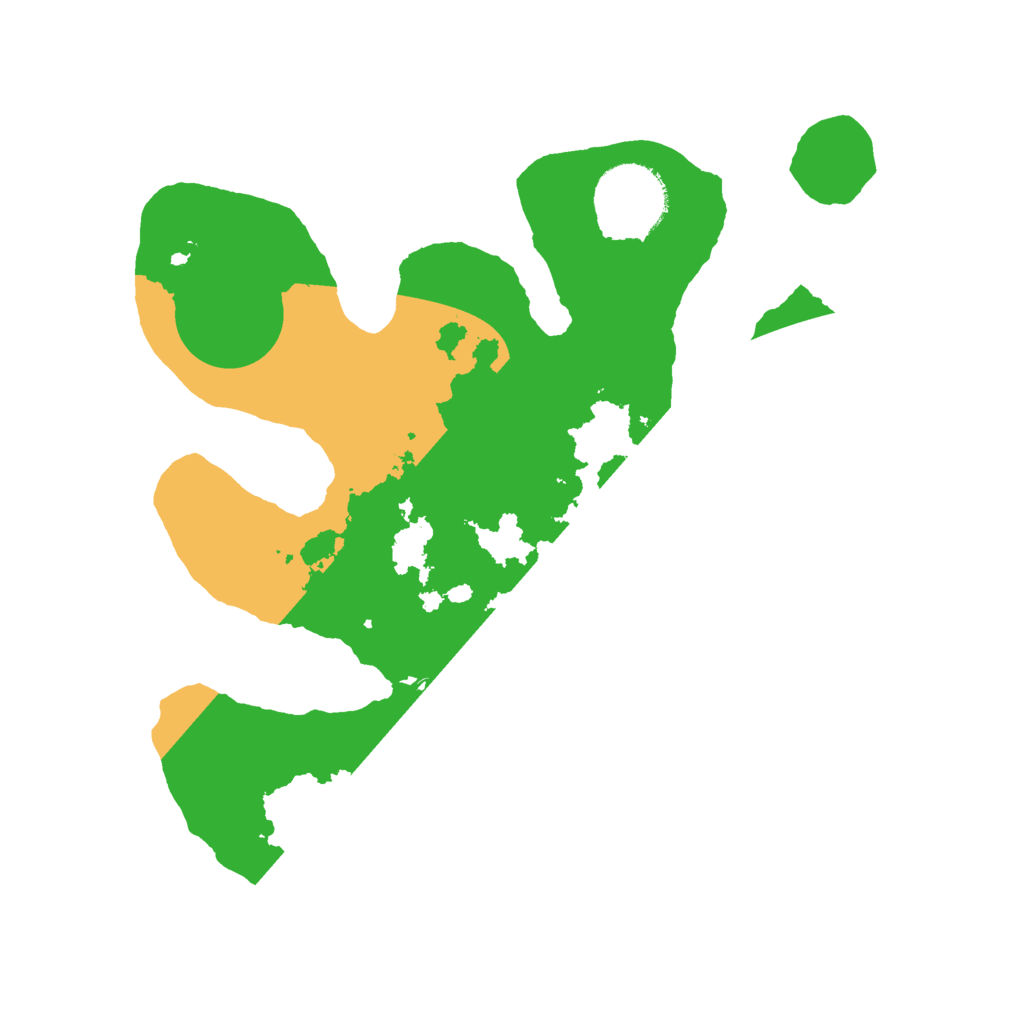 Biome Rust Map: Barren, Size: 2500, Seed: 545179