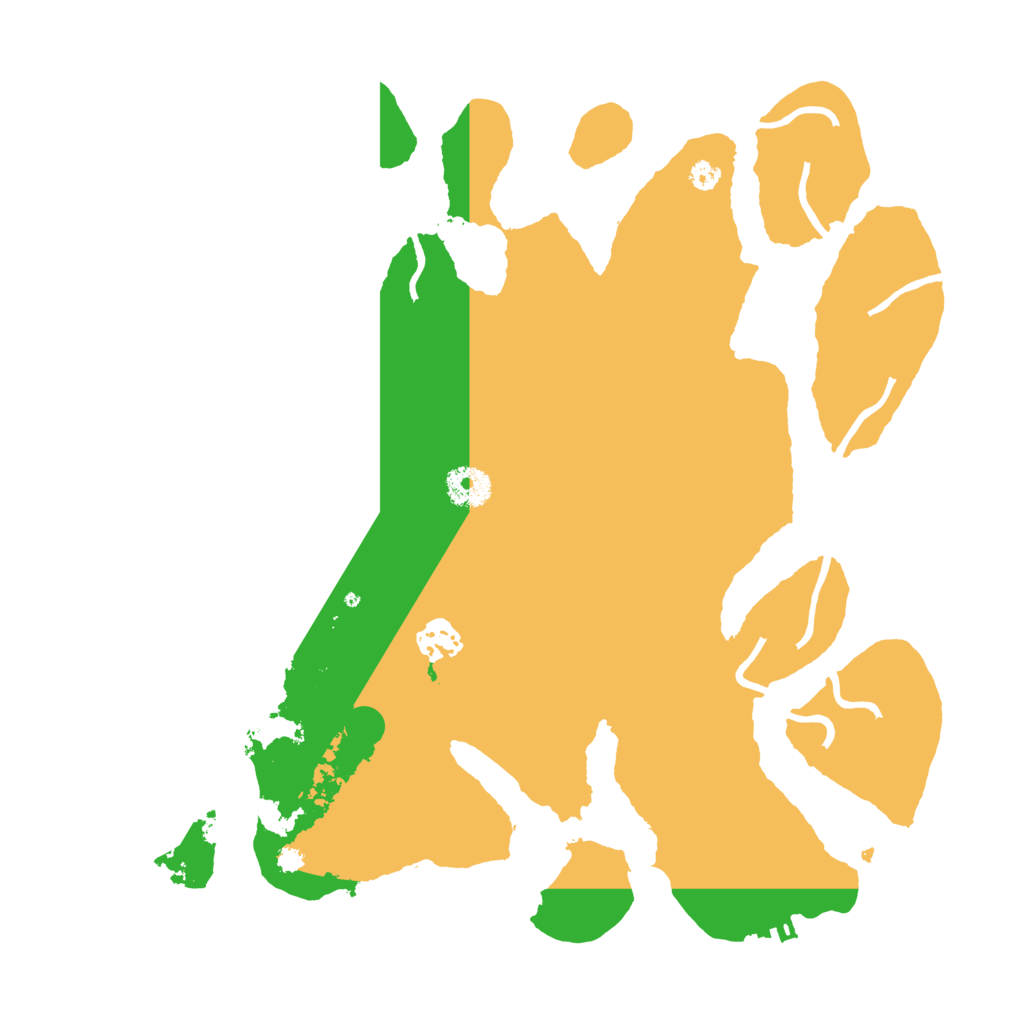 Biome Rust Map: Procedural Map, Size: 3550, Seed: 660591