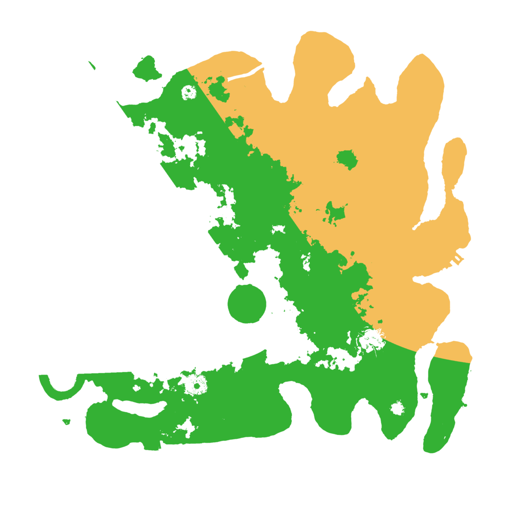 Biome Rust Map: Procedural Map, Size: 3500, Seed: 6161362